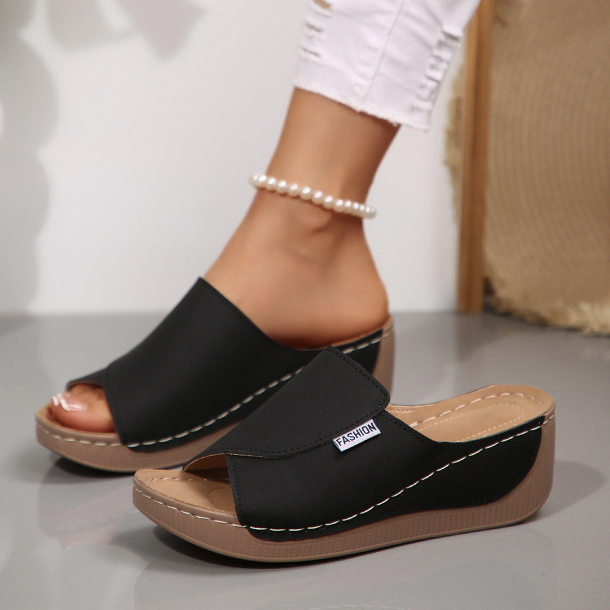 Sandales Compensées Tendance