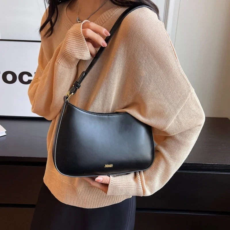 Sac Épaule Rouge Cuir Luxe