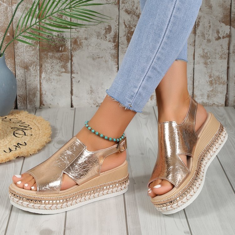Sandales D'été Brillantes – Design Ajourné
