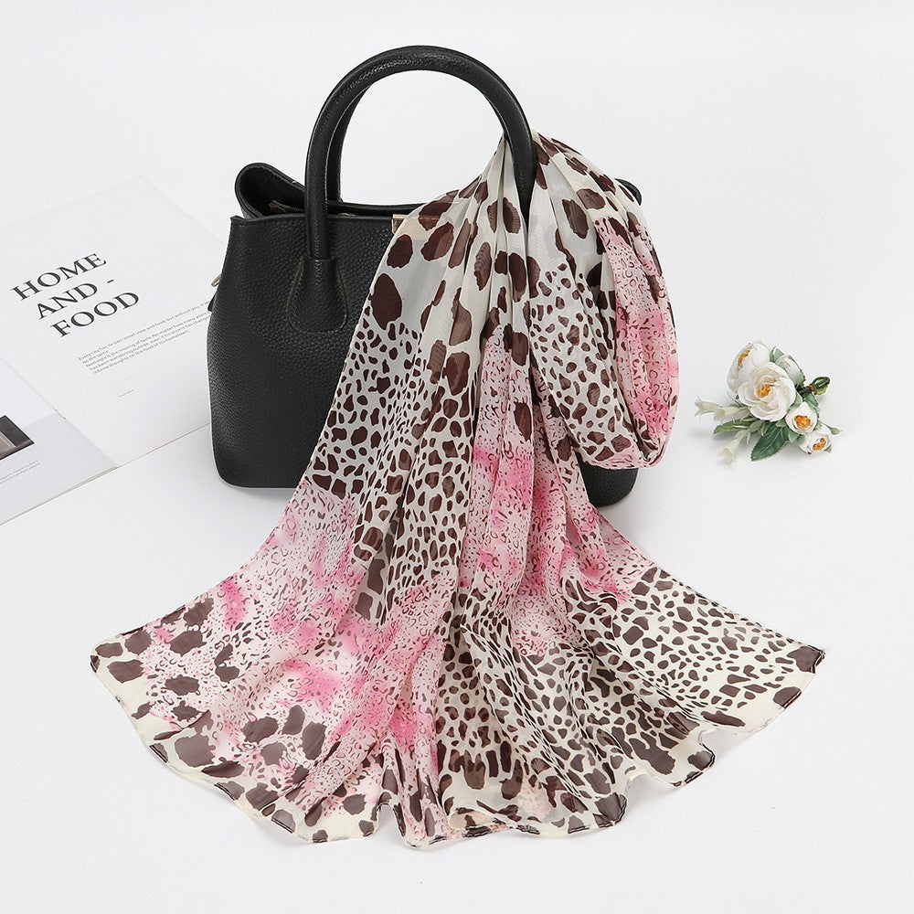 Foulard en soie en mousseline fine