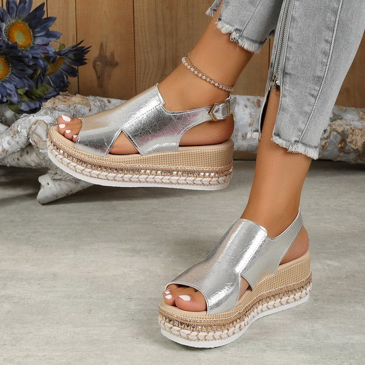 Sandales D'été Brillantes – Design Ajourné