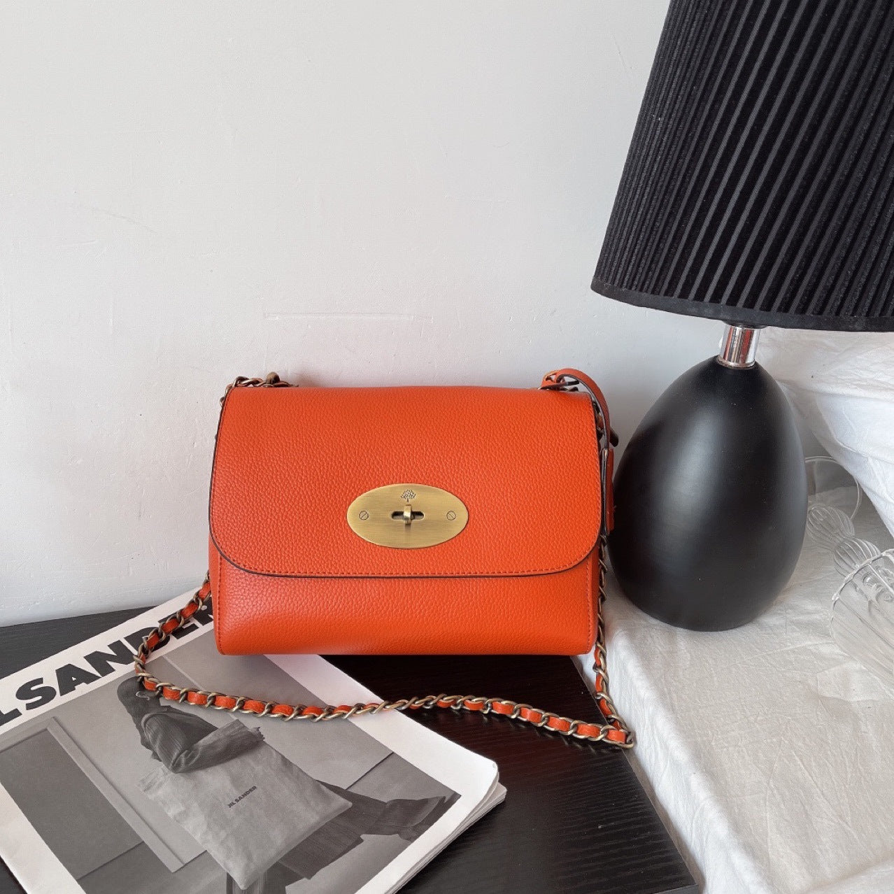 Mini Sac Cuir Boucle Chic
