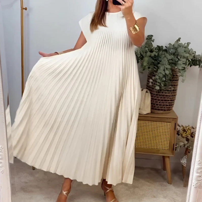 Robe Ample Unie Élégante