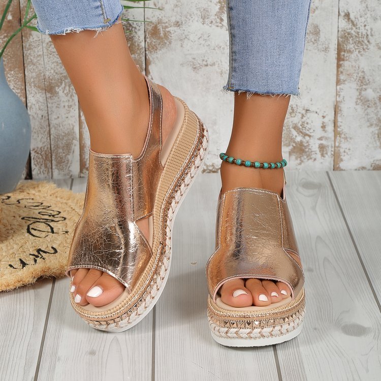 Sandales D'été Brillantes – Design Ajourné