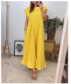 Robe Ample Unie Élégante