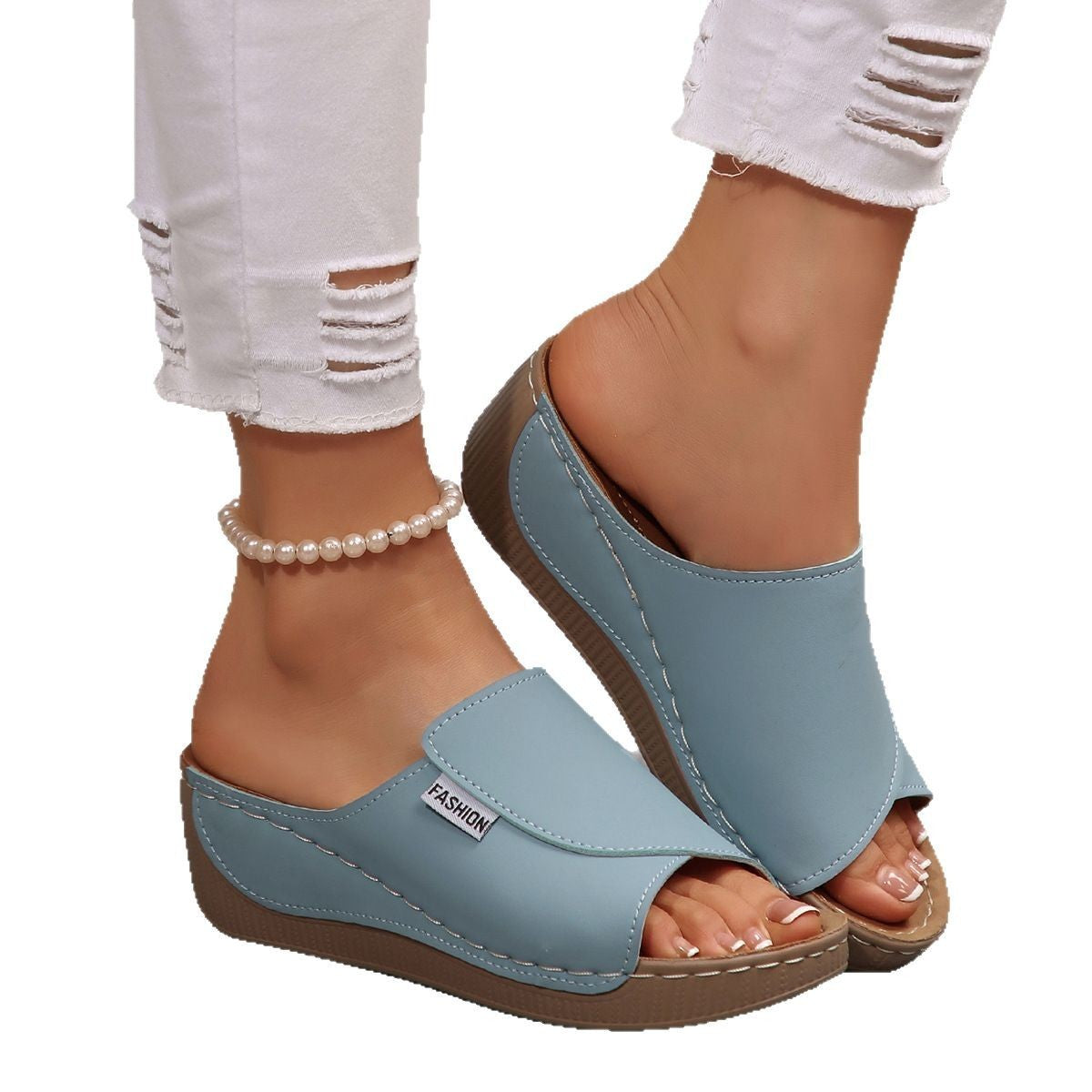 Sandales Compensées Tendance