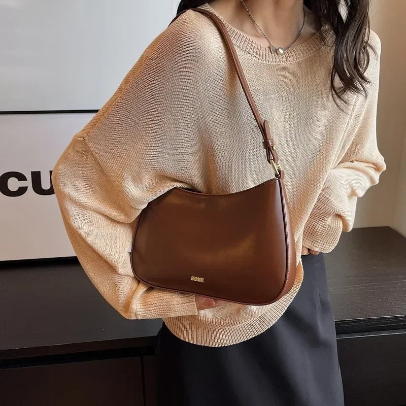 Sac Épaule Rouge Cuir Luxe