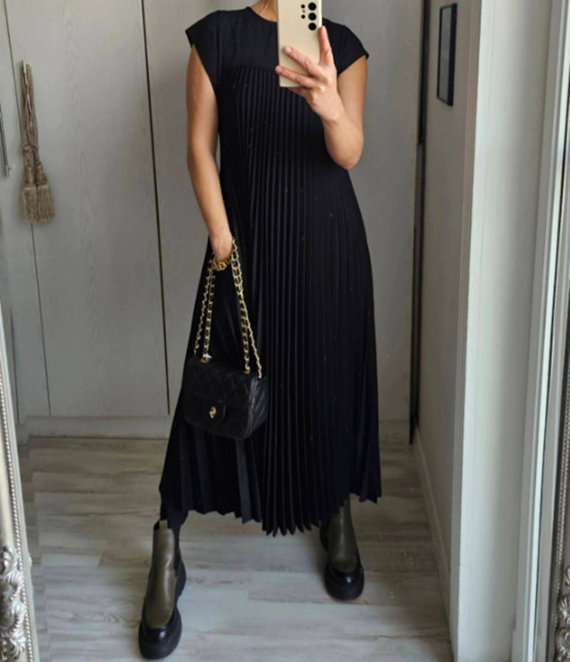 Robe Ample Unie Élégante