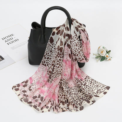 Foulard en soie en mousseline fine
