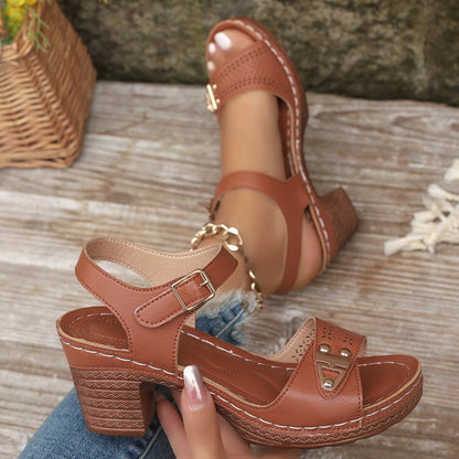Sandales à Talons Hauts Tendance