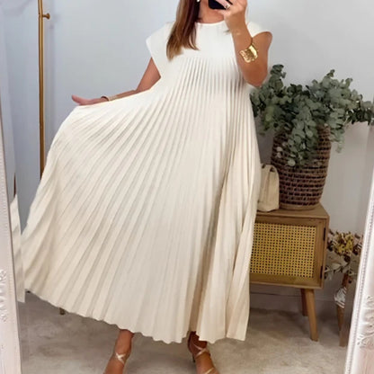 Robe Ample Unie Élégante