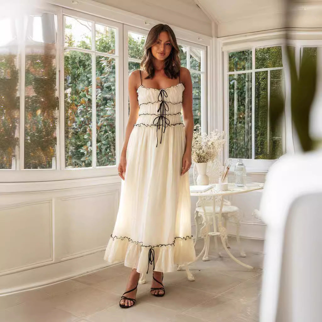 robe longue bretelles
